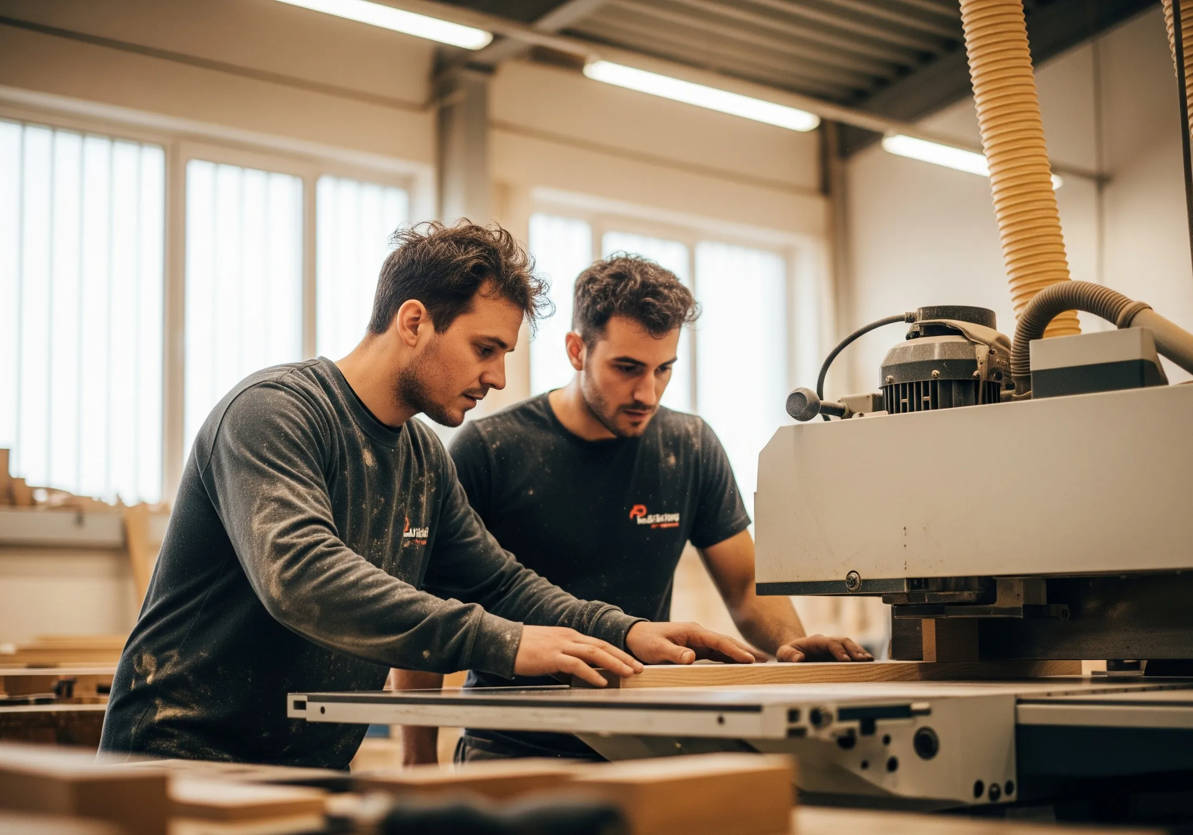 Emprendedor trabajando en espacio flexible